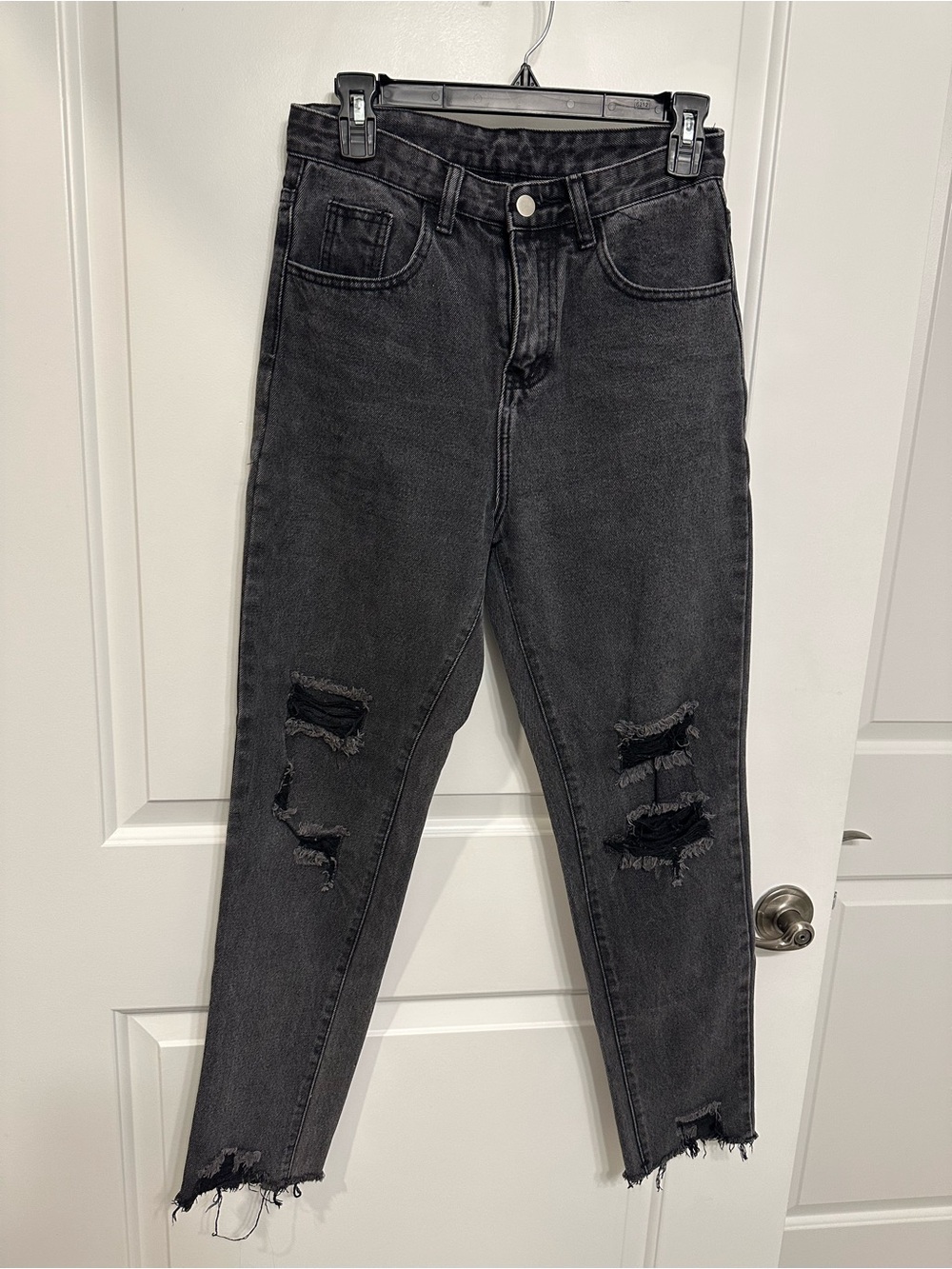 High waisted jeans